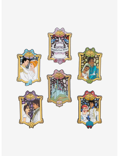 Loungefly Disney Princess Stained Glass Blind Box Enamel Pin - US 1299