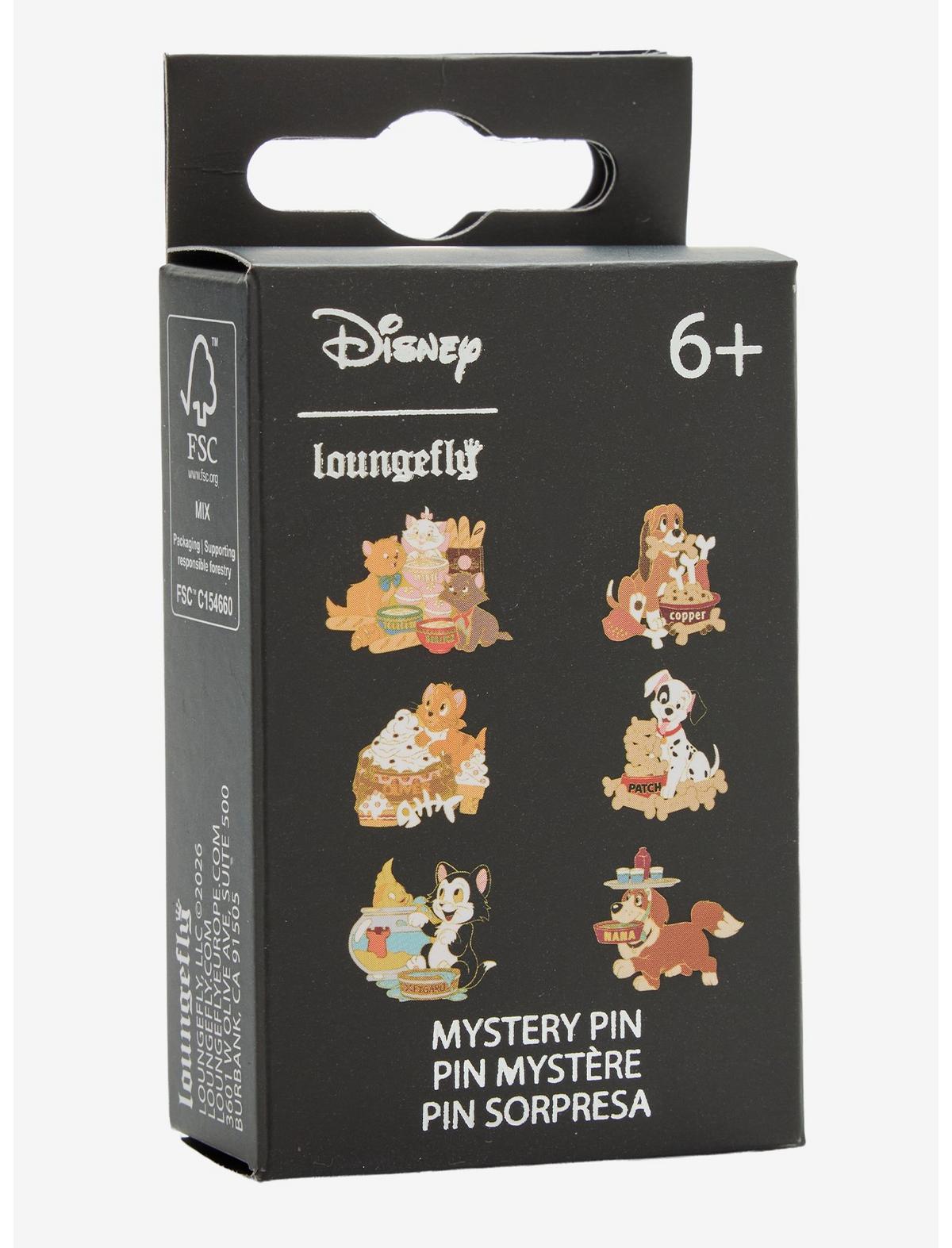 Loungefly Disney Cats & Dogs Treats Blind Box Enamel Pin Hot Topic Exclusive - US 6387