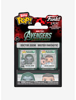 Funko Marvel Avengers: Doomsday Bitty Pop! Doctor Doom & Mister Fantastic Figure Set - US 7090