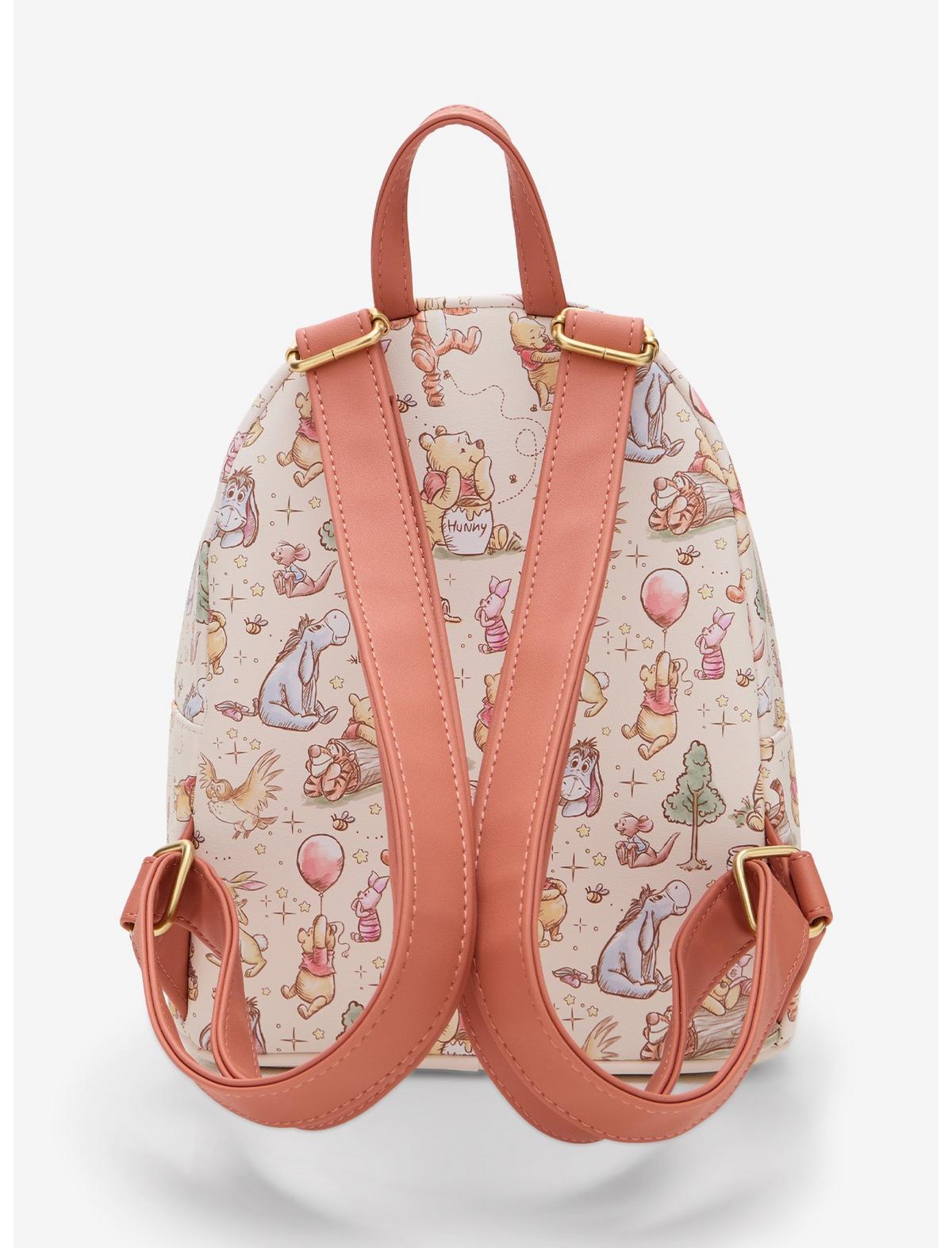 Loungefly Disney Winnie The Pooh Character Sketch Mini Backpack - US 6720