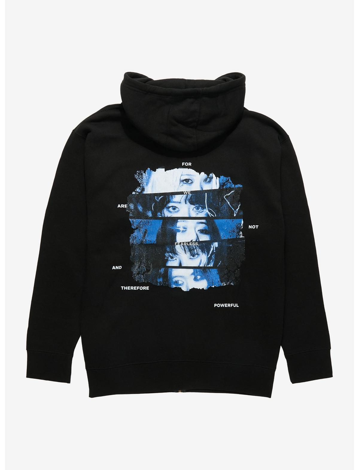 LE SSERAFIM PUREFLOW Eye Panels Hoodie Hot Topic Exclusive - US 6276