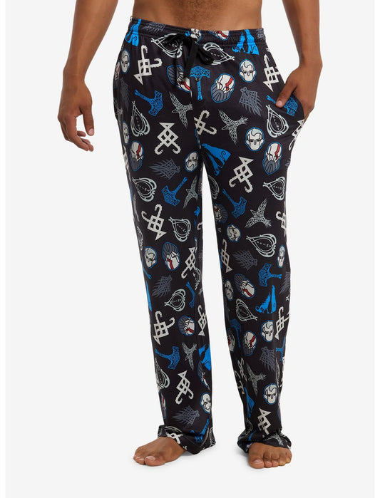 God Of War Icons Pajama Pants - US 5769