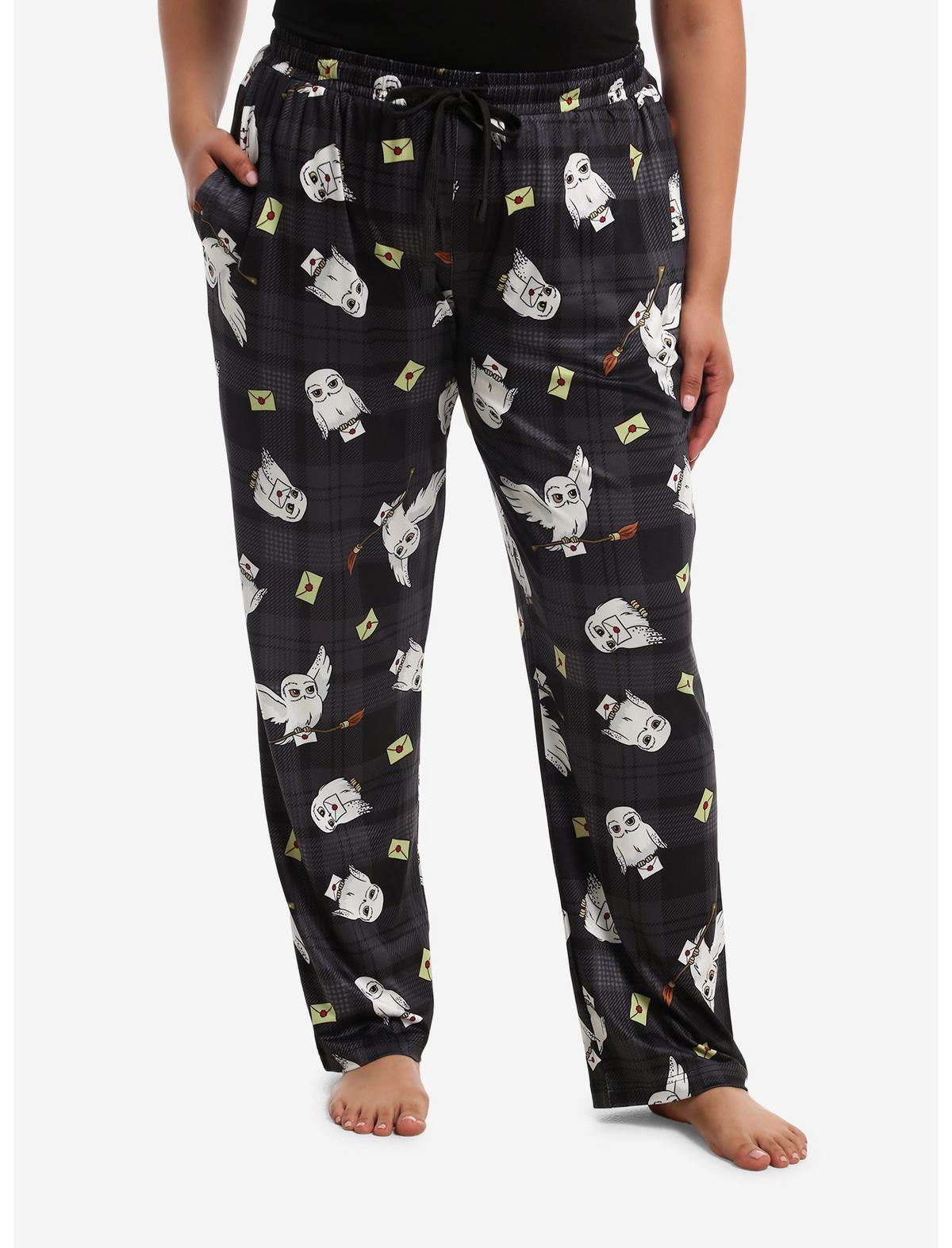 Harry Potter Hedwig Letters Pajama Pants Plus Size - US 8489