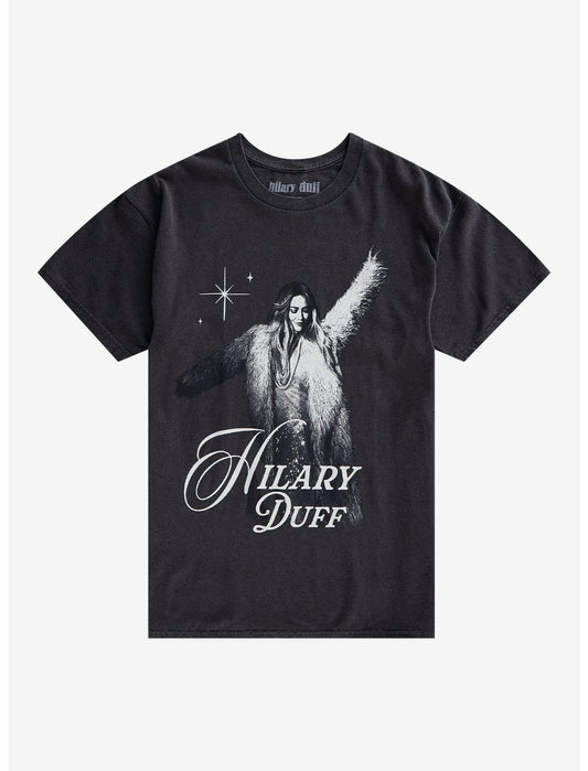 Hilary Duff Sparkle Pigment-Dye T-Shirt - US 8930