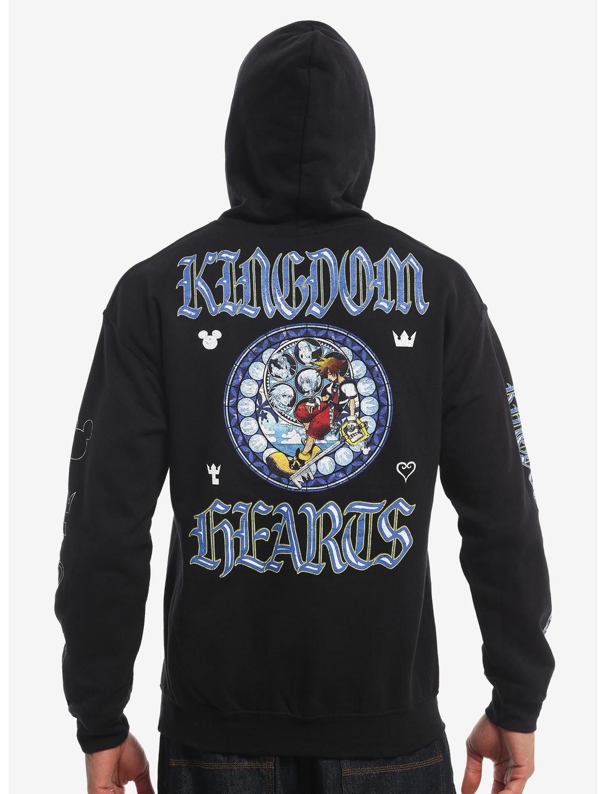 Disney Kingdom Hearts Stained Glass Hoodie - US 3297