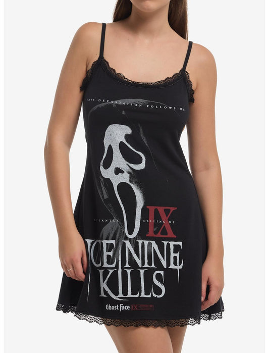 Ice Nine Kills X Ghost Face Cami Dress - US 0073