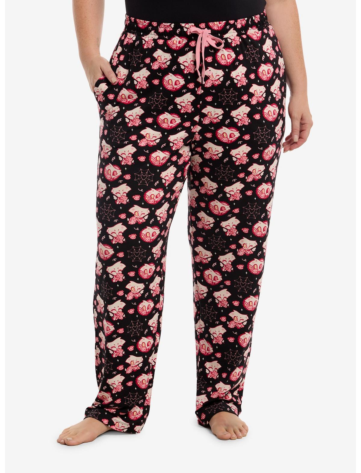 Hazbin Hotel Chibi Angel Dust Pajama Pants Plus Size - US 1882