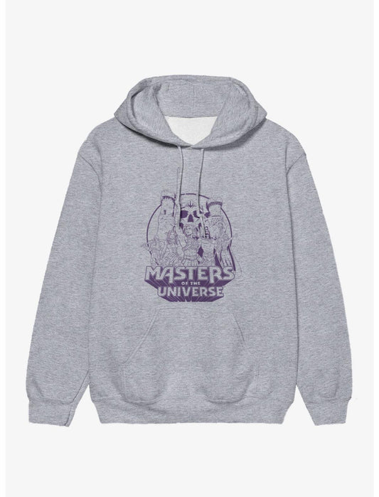 Masters Of The Universe Animated Purple Groupshot Hoodie - US 8244