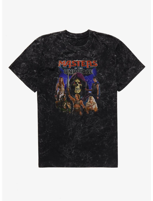 Masters Of The Universe Vintage Movie Groupshot Poster Mineral Wash T-Shirt - US 8668