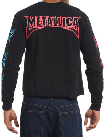 Metallica Fire & Ice Skulls Long-Sleeve T-Shirt - US 4788