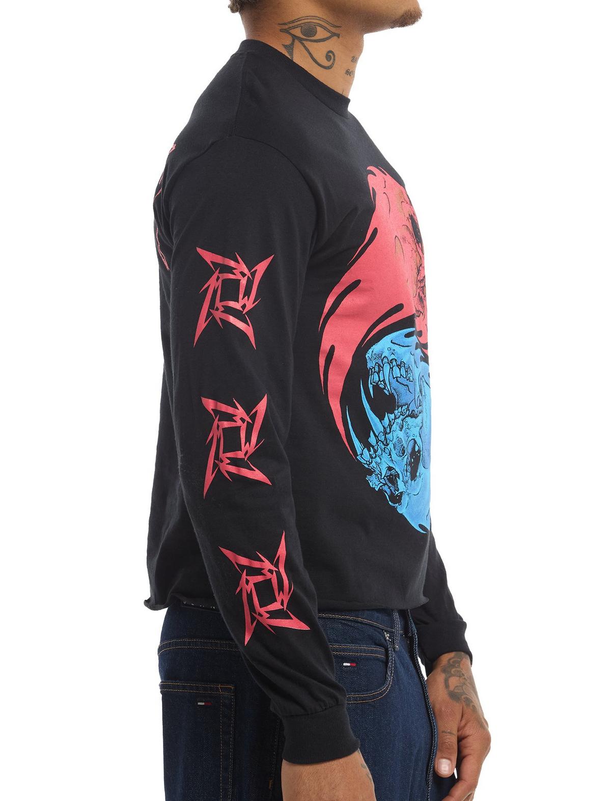 Metallica Fire & Ice Skulls Long-Sleeve T-Shirt - US 4788
