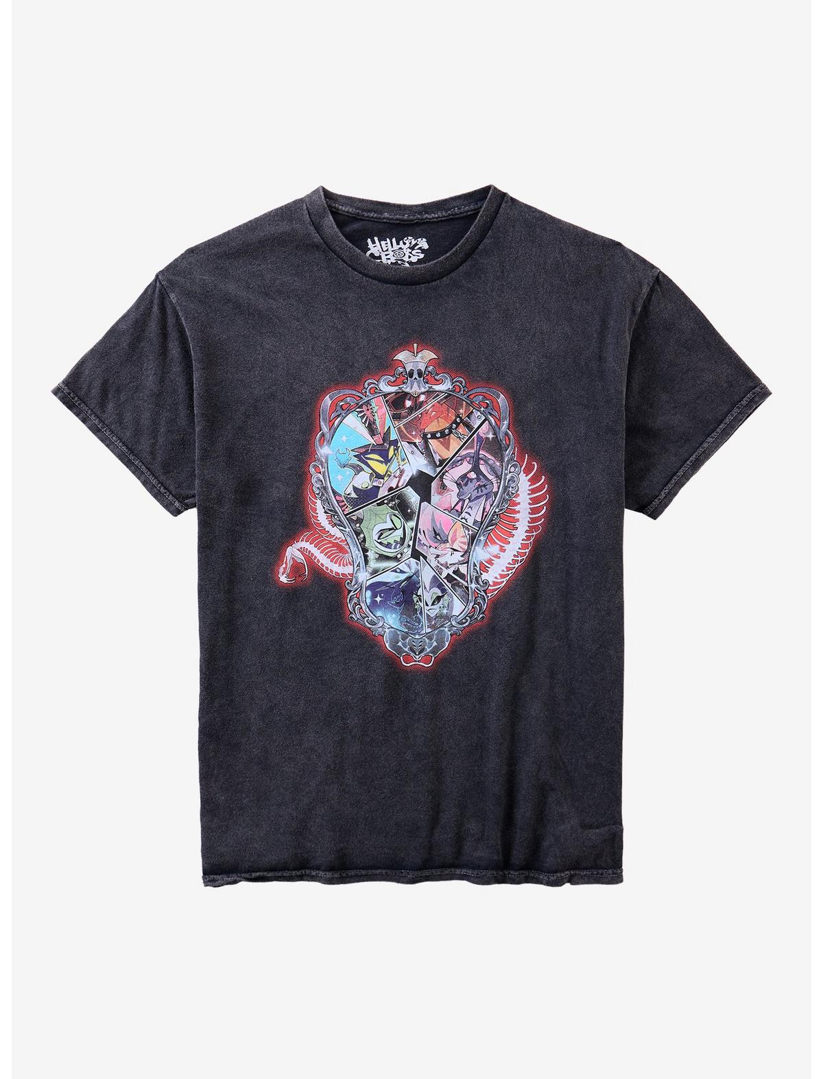 Helluva Boss Seven Deadly Sins Dark Wash T-Shirt - US 9880