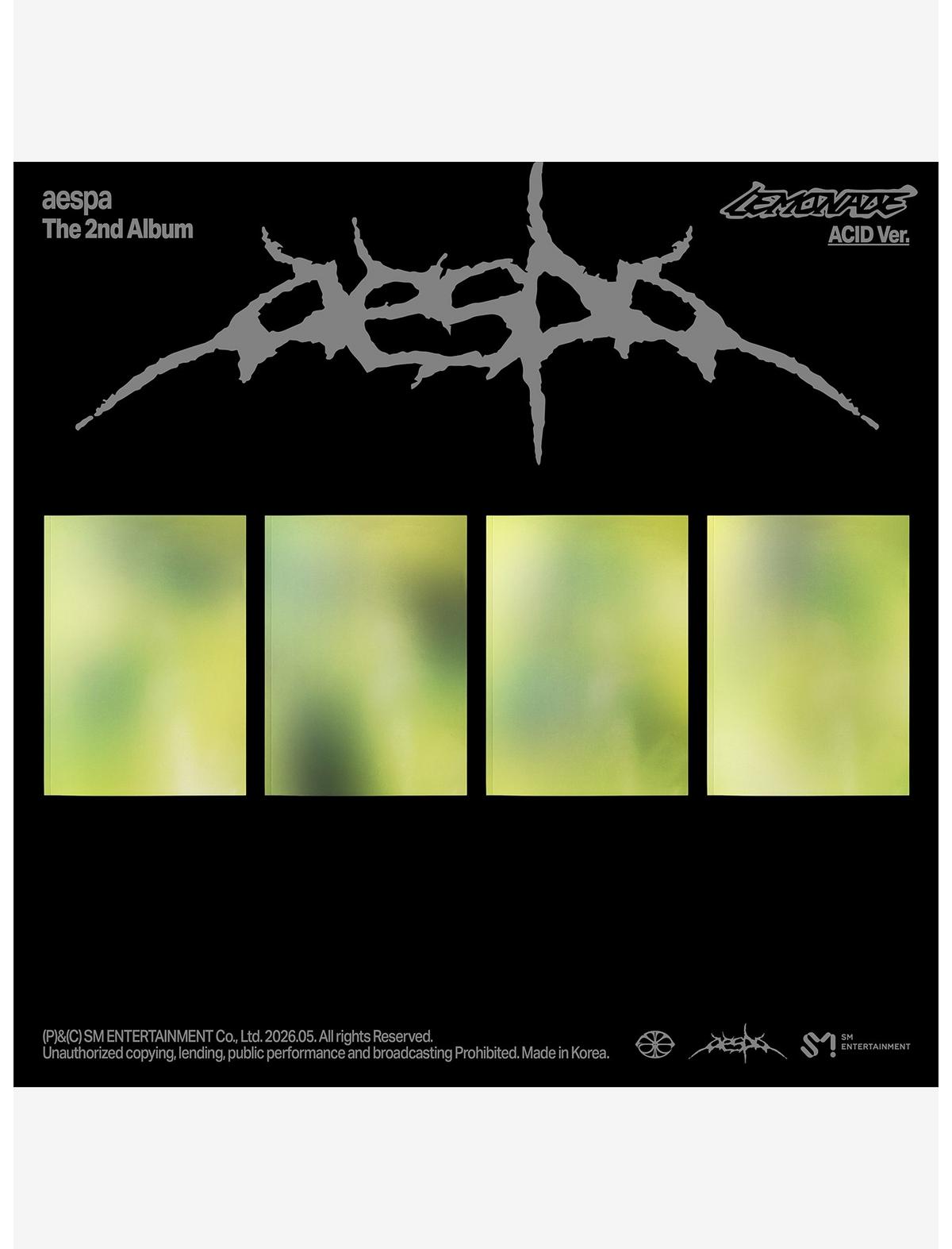 aespa The 2nd Album LEMONADE (ACID Ver.) CD - US 7502