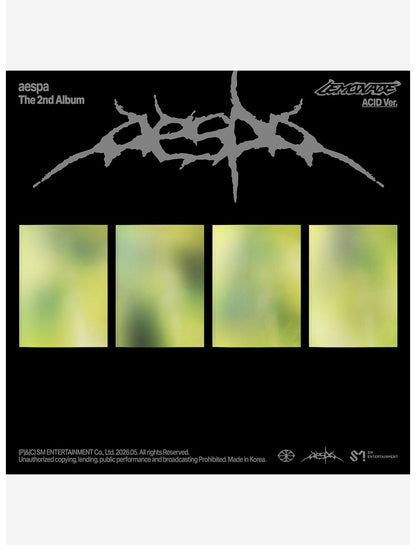 aespa The 2nd Album LEMONADE (ACID Ver.) CD - US 7502