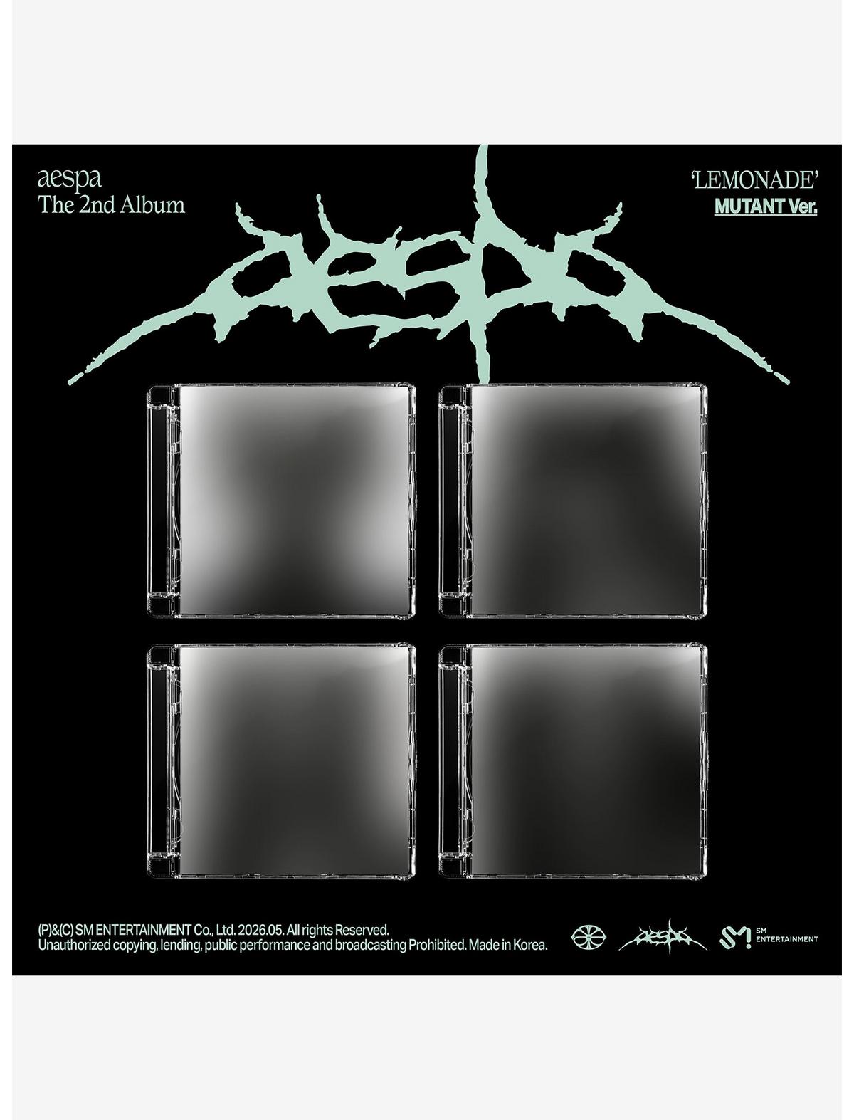 aespa The 2nd Album LEMONADE (MUTANT Ver.) CD - US 6747