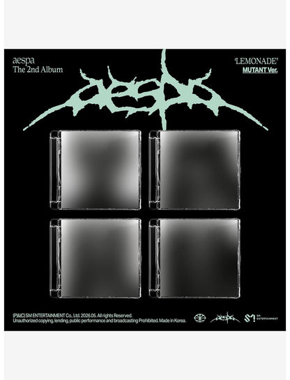 aespa The 2nd Album LEMONADE (MUTANT Ver.) CD - US 6747