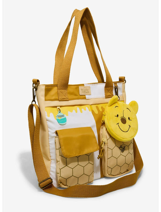 Disney Winnie The Pooh Cargo Tote Bag With Coin Purse - US 9715
