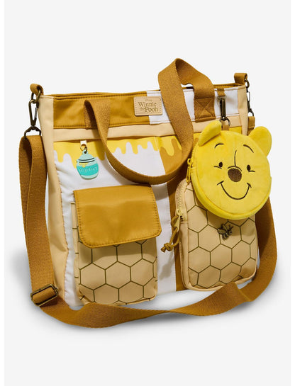 Disney Winnie The Pooh Cargo Tote Bag With Coin Purse - US 9715
