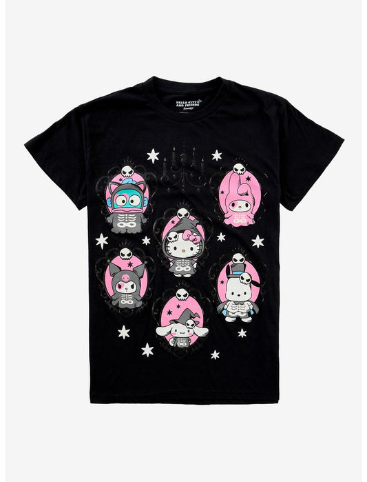 Hello Kitty And Friends Halloween Portrait T-Shirt - US 1976