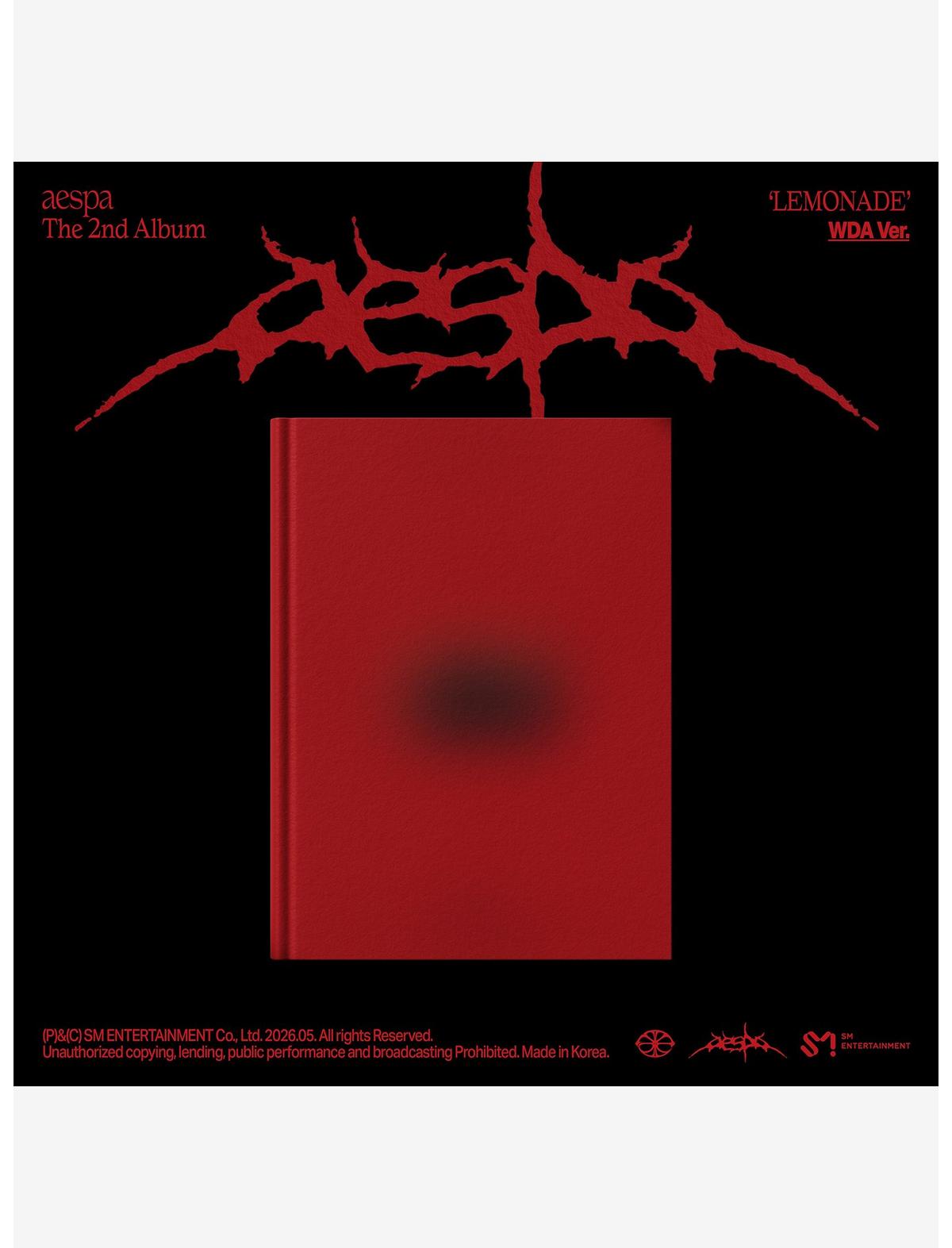 aespa The 2nd Album LEMONADE (WDA Ver.) CD - US 1060