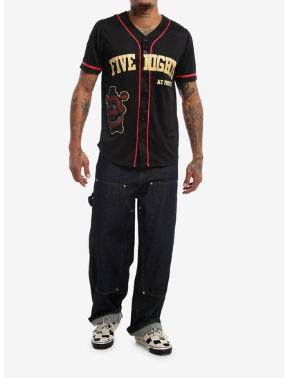 Five Nights At Freddy's Fazbear Baseball Jersey - US 7826