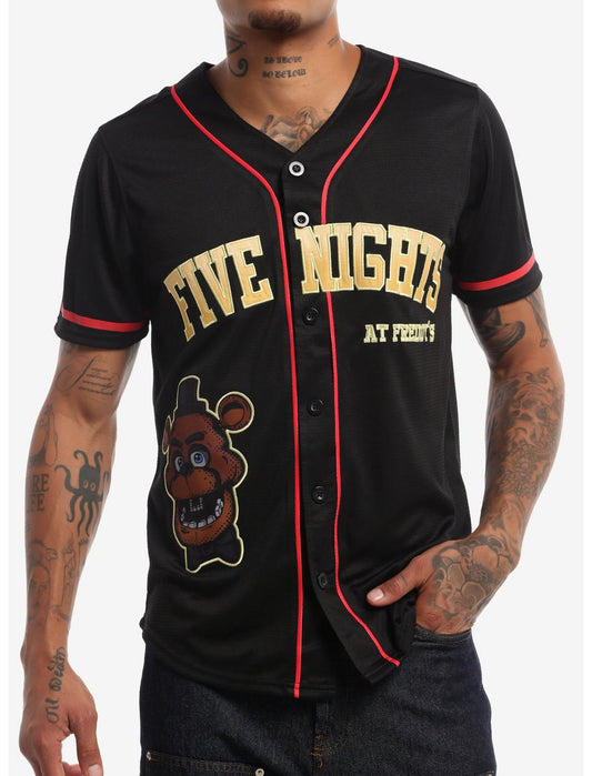 Five Nights At Freddy's Fazbear Baseball Jersey - US 7826