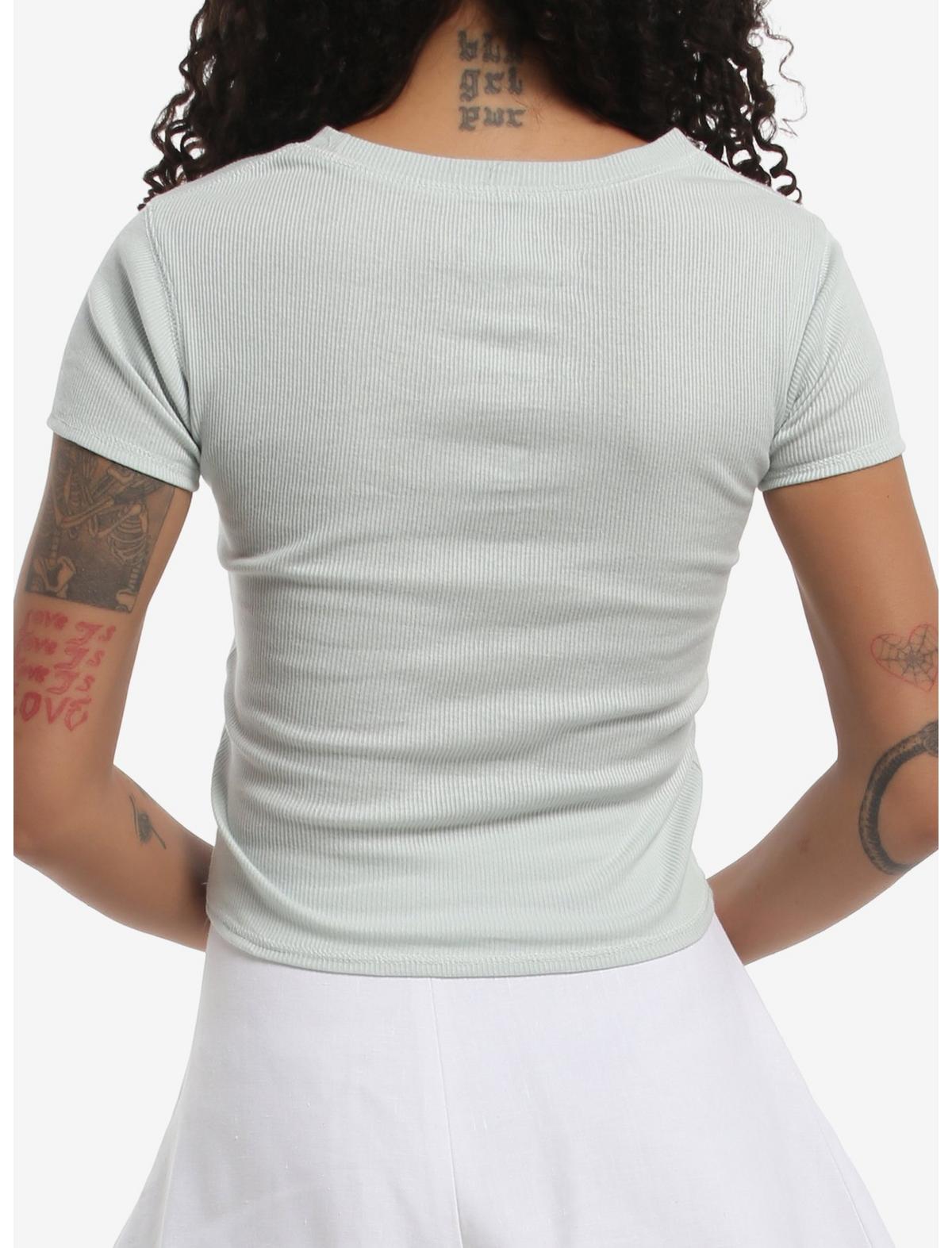 Cinnamoroll Headphones Music Ribbed Girls T-Shirt - US 6947