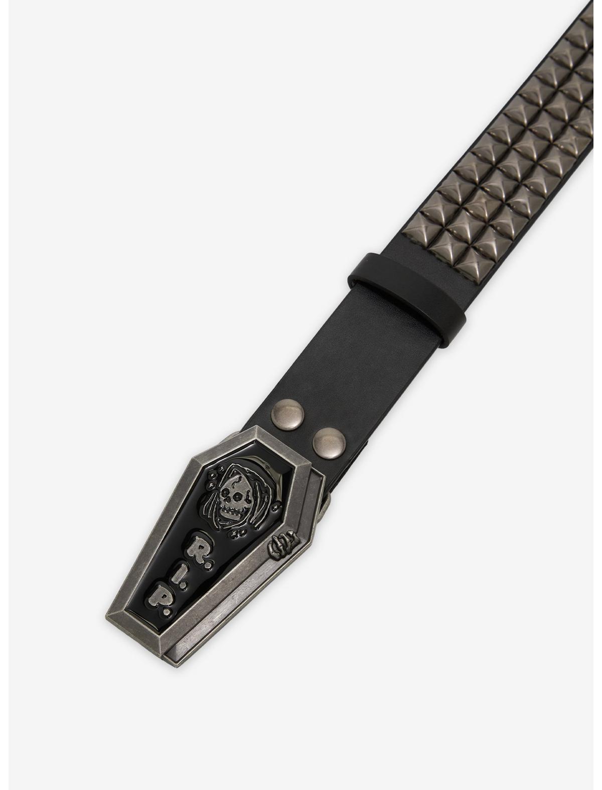 Coffin Pyramid Stud Belt - US 7897