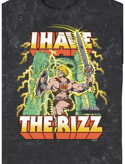 Masters Of The Universe He-Man Rizz Mineral Wash T-Shirt - US 2228