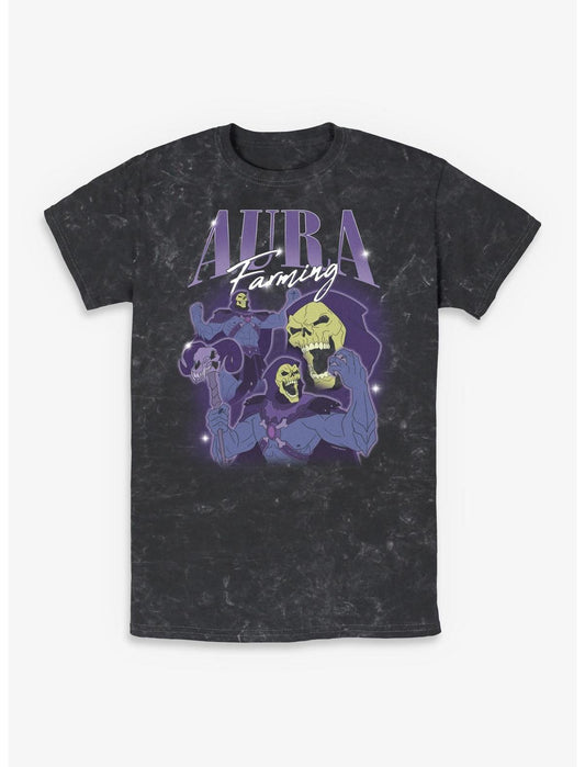 Masters Of The Universe Skeletor Aura Mineral Wash T-Shirt - US 8908