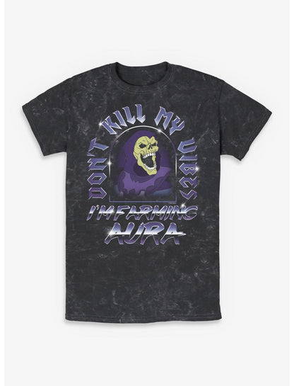 Masters Of The Universe Skeletor Vibes Mineral Wash T-Shirt - US 8942