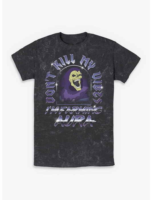 Masters Of The Universe Skeletor Vibes Mineral Wash T-Shirt - US 8942