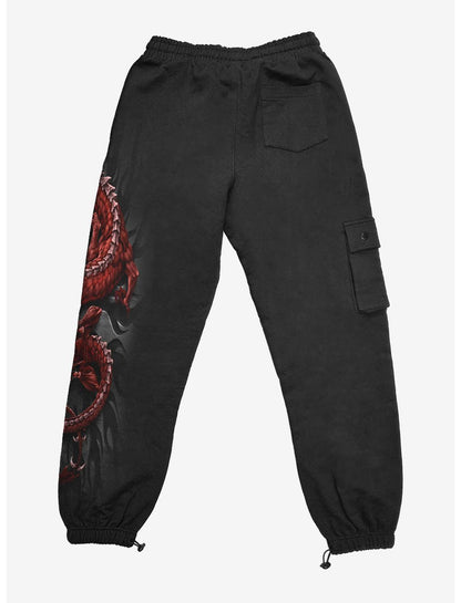 Crimson Dragon Casual Cargo Joggers - US 3879