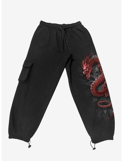 Crimson Dragon Casual Cargo Joggers - US 3879