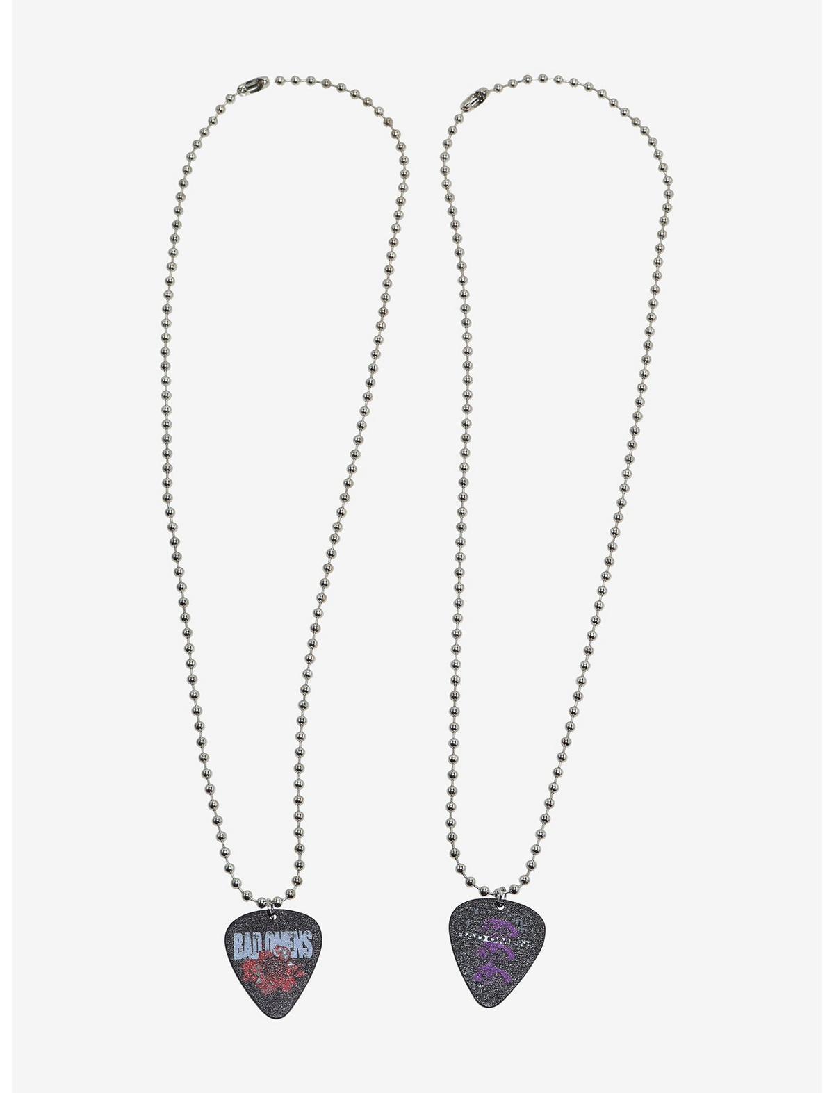 Bad Omens Guitar Pick Best Friend Necklace Set - US 4673