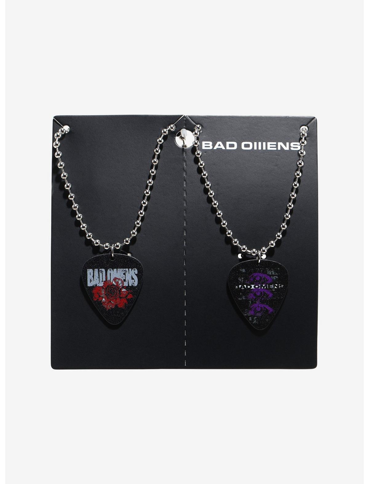 Bad Omens Guitar Pick Best Friend Necklace Set - US 4673