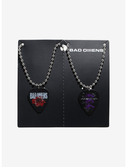 Bad Omens Guitar Pick Best Friend Necklace Set - US 4673
