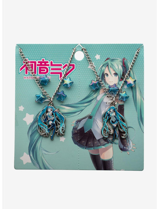 Hatsune Miku Poses Best Friend Necklace Set - US 9925