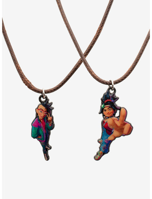 DreamWorks Animation's Forgotten Island Raissa & Jo Best Friend Necklace Set - US 1865