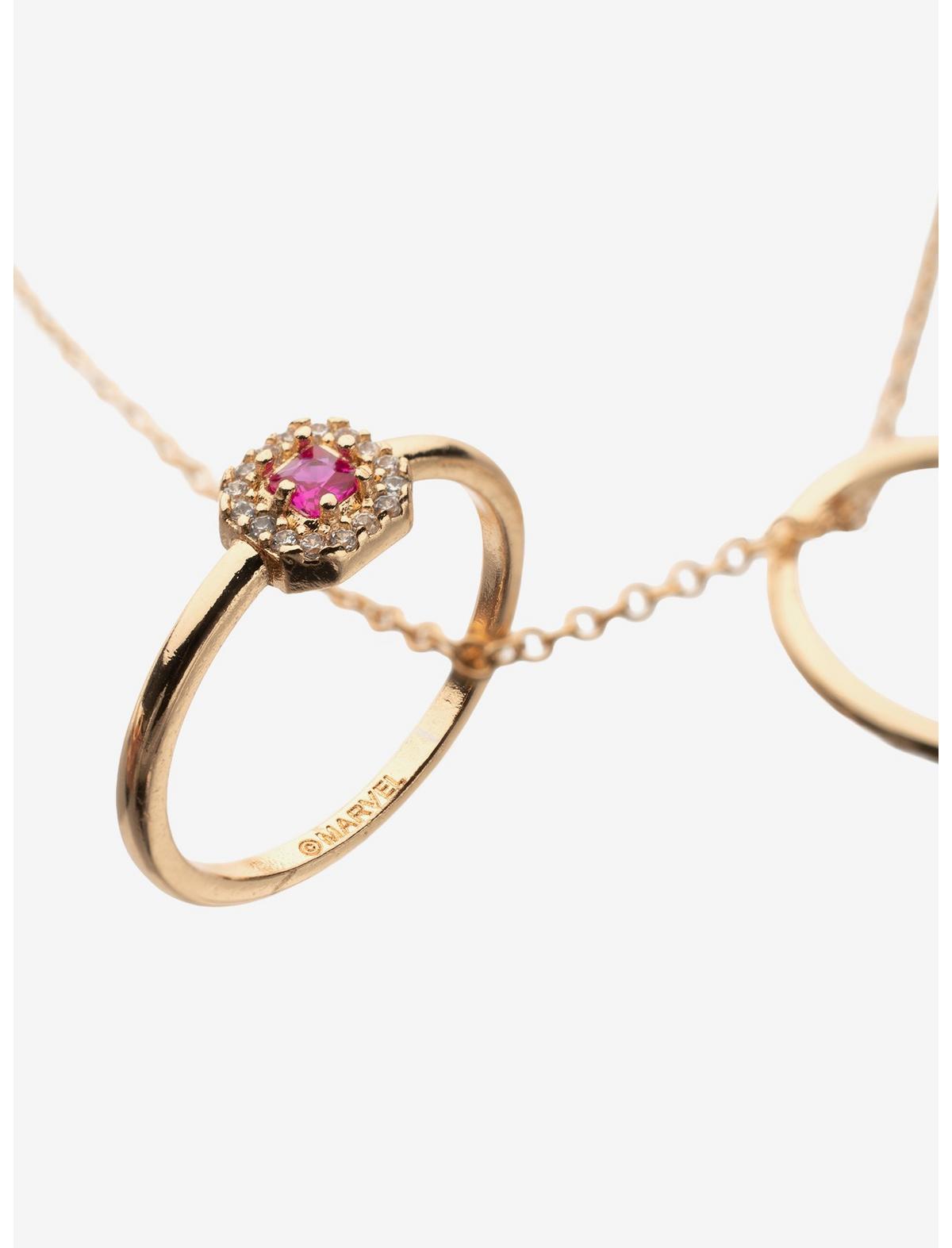 Marvel WandaVision Ring Necklace Set - US 8546
