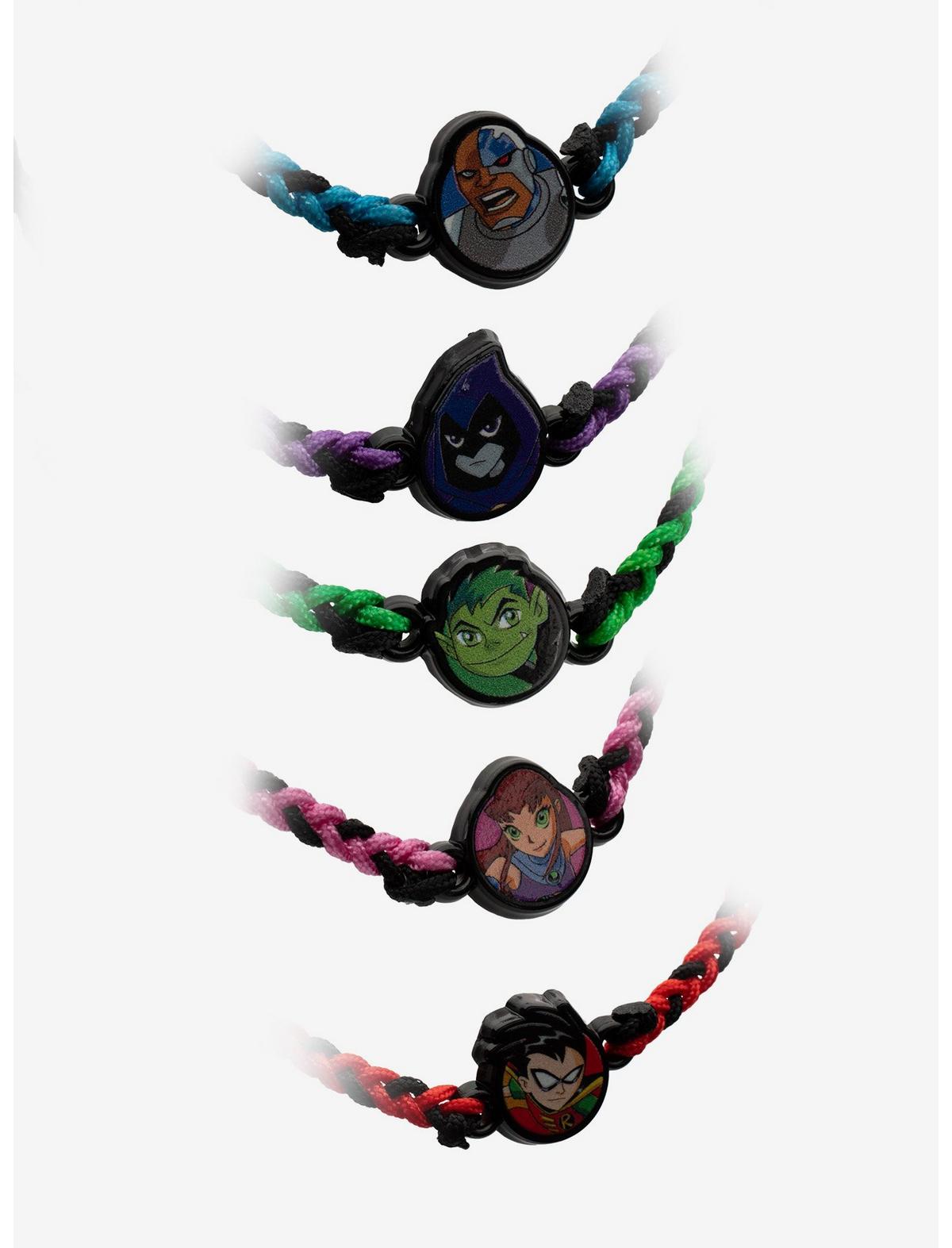 DC Comics Teen Titans Team Cord Bracelet Set - US 0225