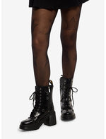 Black Star Fishnet Tights - US 9782