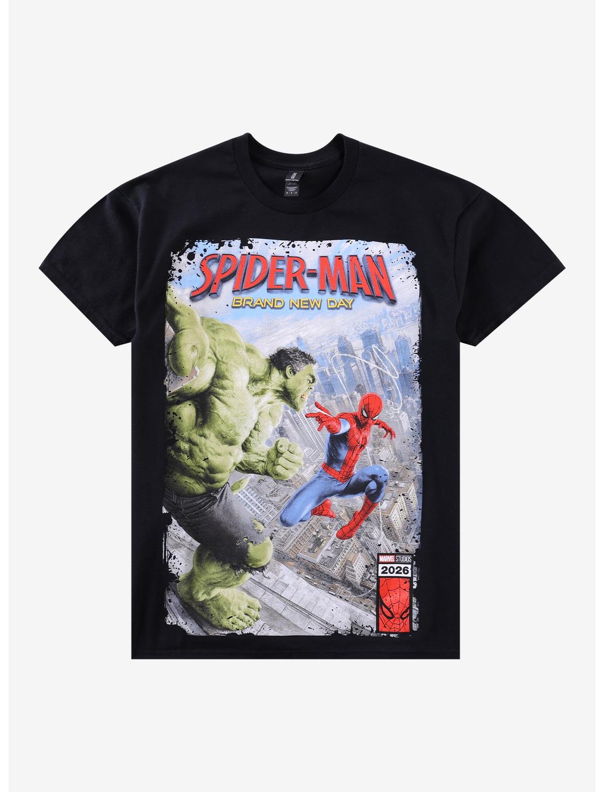 Marvel Spider-Man: Brand New Day Hulk & Spider-Man T-Shirt - US 3131