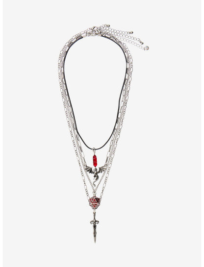 Dragon Dice Sword Necklace Set - US 8563