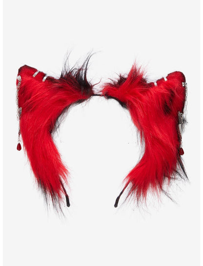 Bloody Knife Charm Cat Ear Headband - US 2524