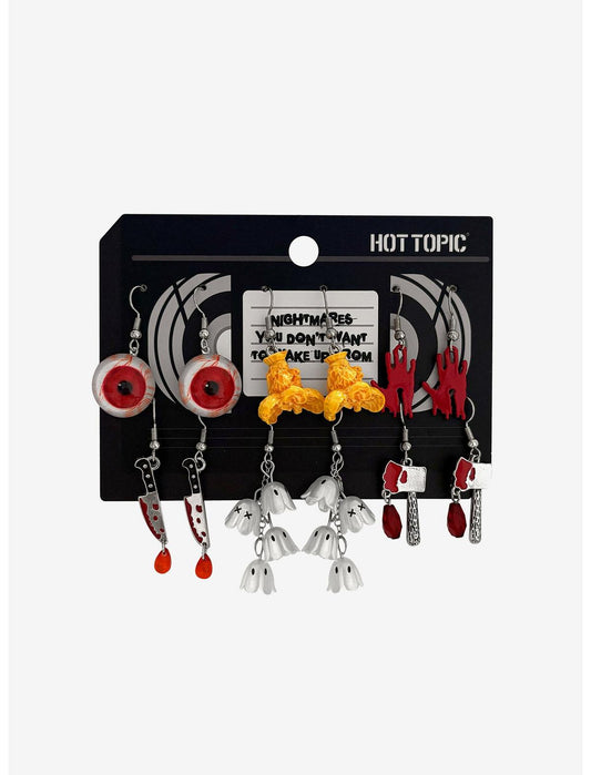 Horror Movie Club Drop Earring Set - US 8574