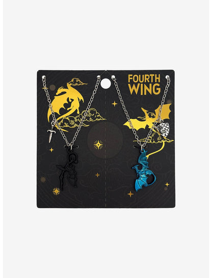 Fourth Wing Tairn & Sgaeyl Best Friend Necklace Set - US 4978