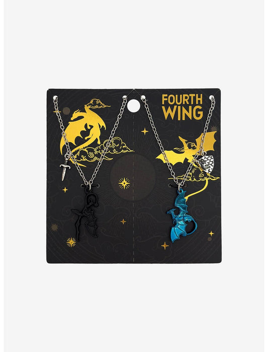 Fourth Wing Tairn & Sgaeyl Best Friend Necklace Set - US 4978
