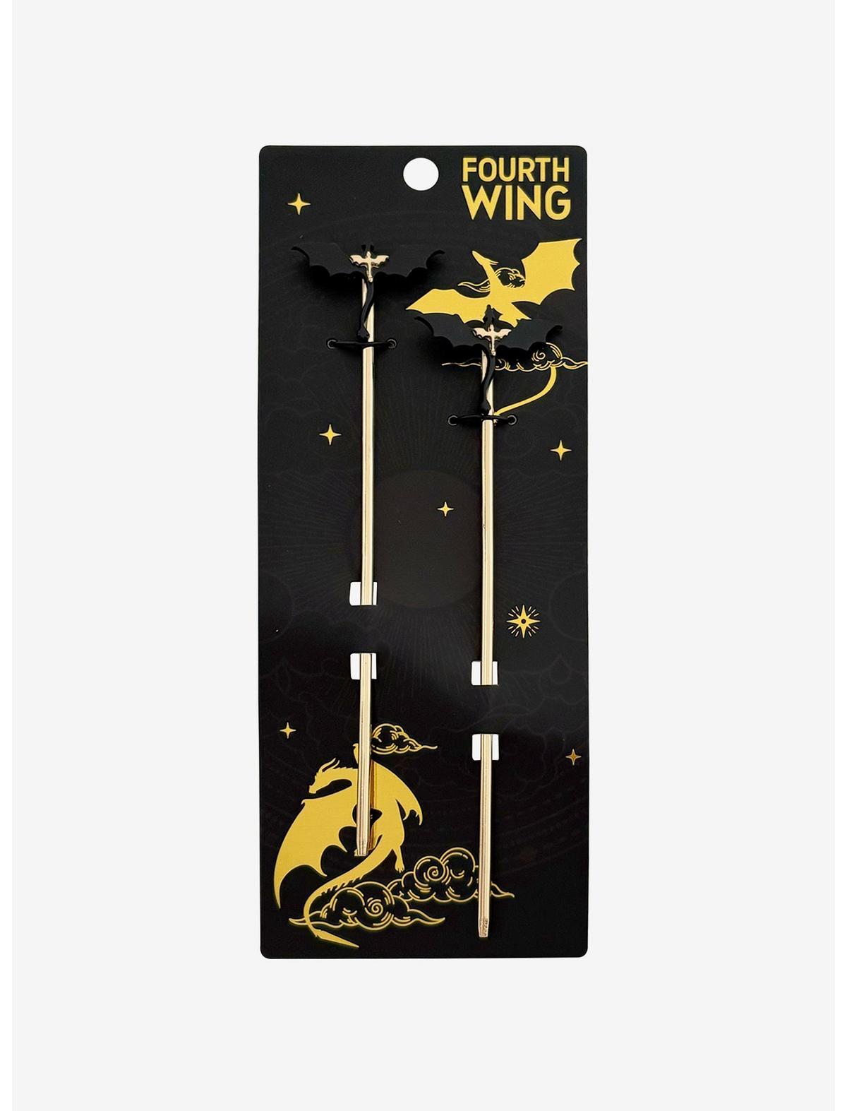 Fourth Wing Dragons Hair Stick Set - US 7398