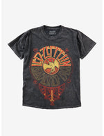 Led Zeppelin Symbols Dark Wash T-Shirt - US 7963